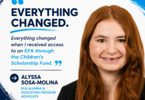 EFA Alumna Alyssa Sosa-Molina Tells the Union Leader How Education Freedom Changed Her Life